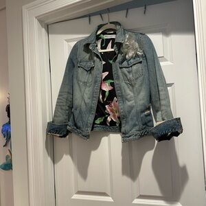 Dolce & Gabbana Black Floral Lining Jacket